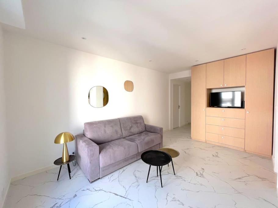Joli Studio - Studio Neuf Terrasse Clim Wi-Fi 2 Min. Des Plages Antibes Ngoại thất bức ảnh